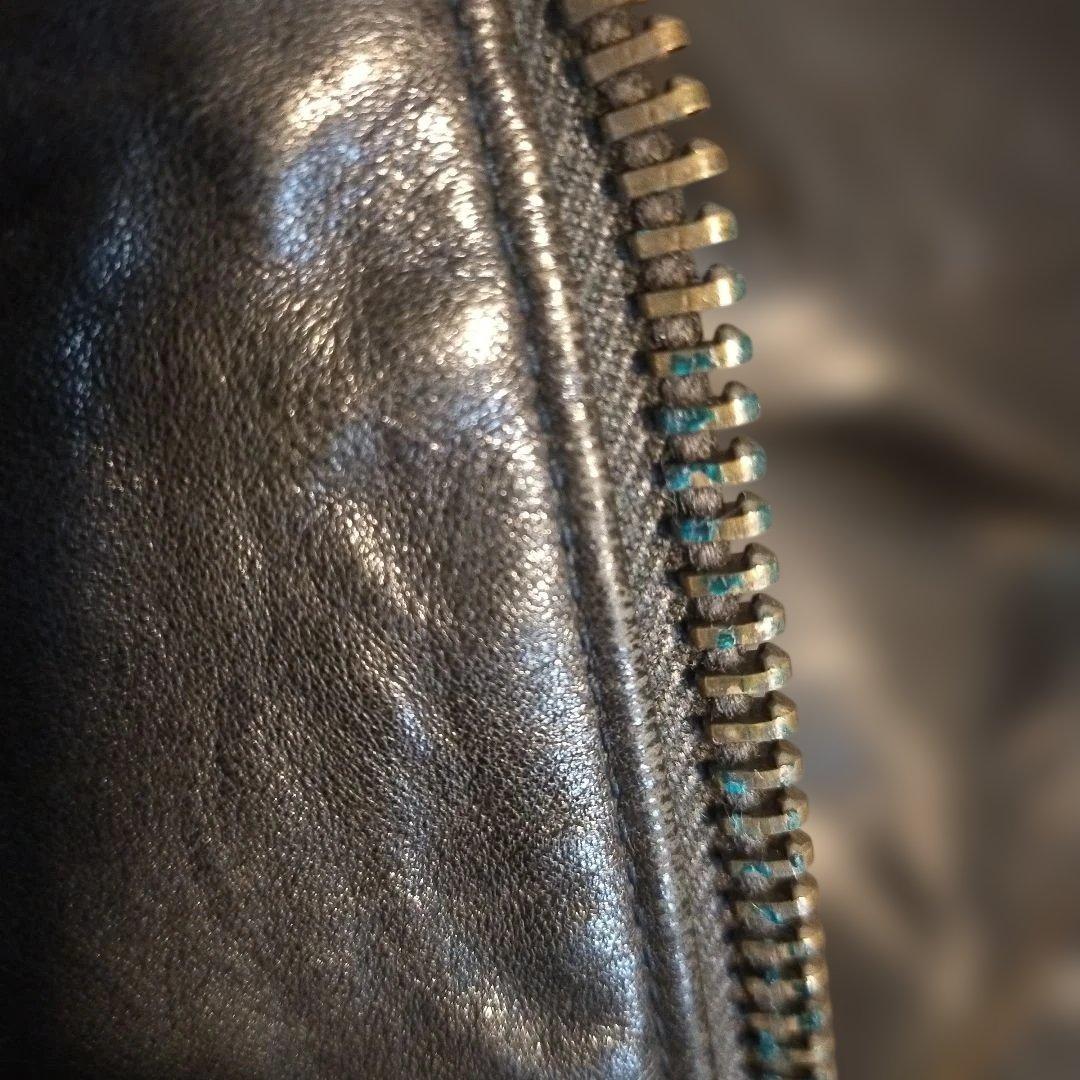 ヒステリックグラマー レザー ライダースジャケット　WALDES