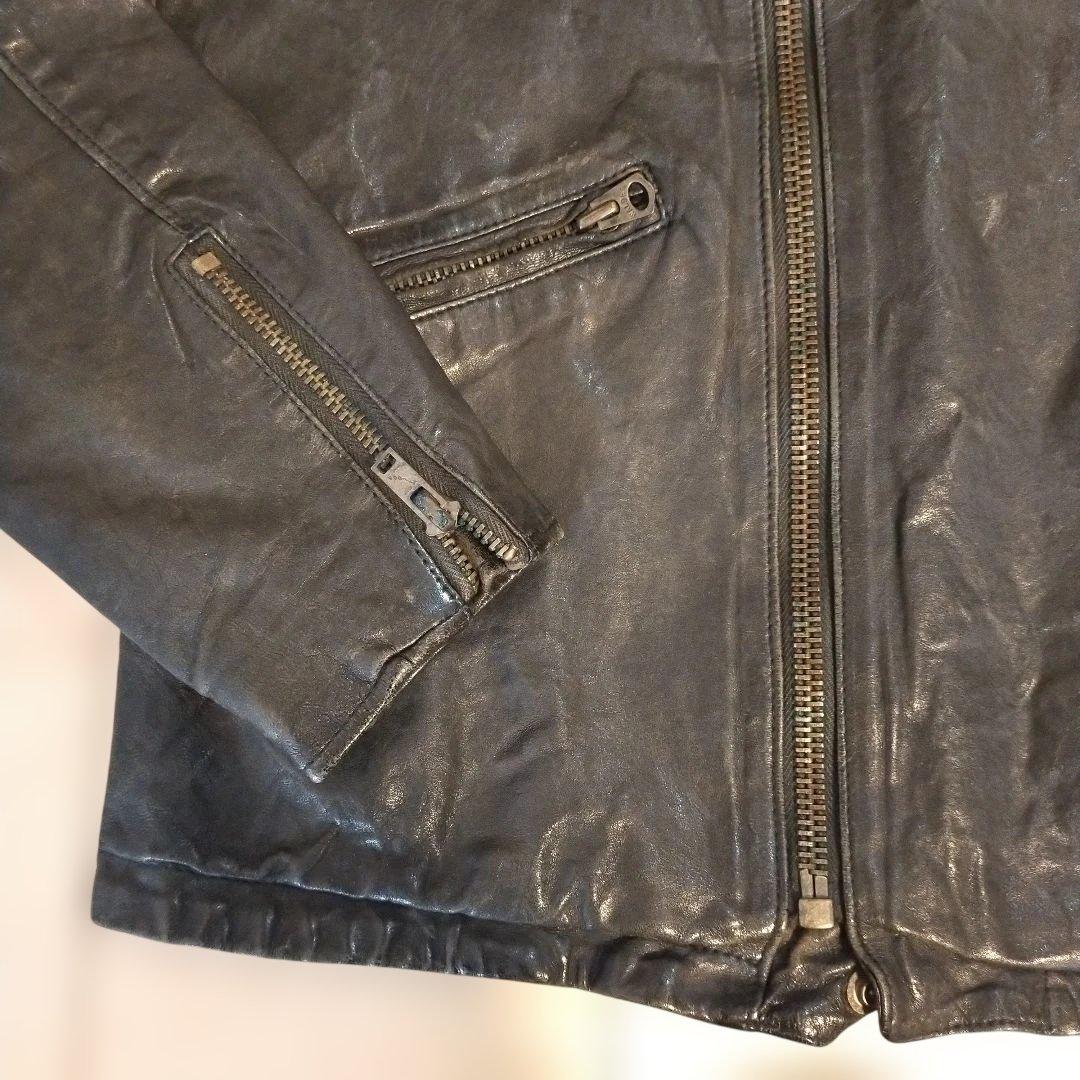 ヒステリックグラマー レザー ライダースジャケット　WALDES