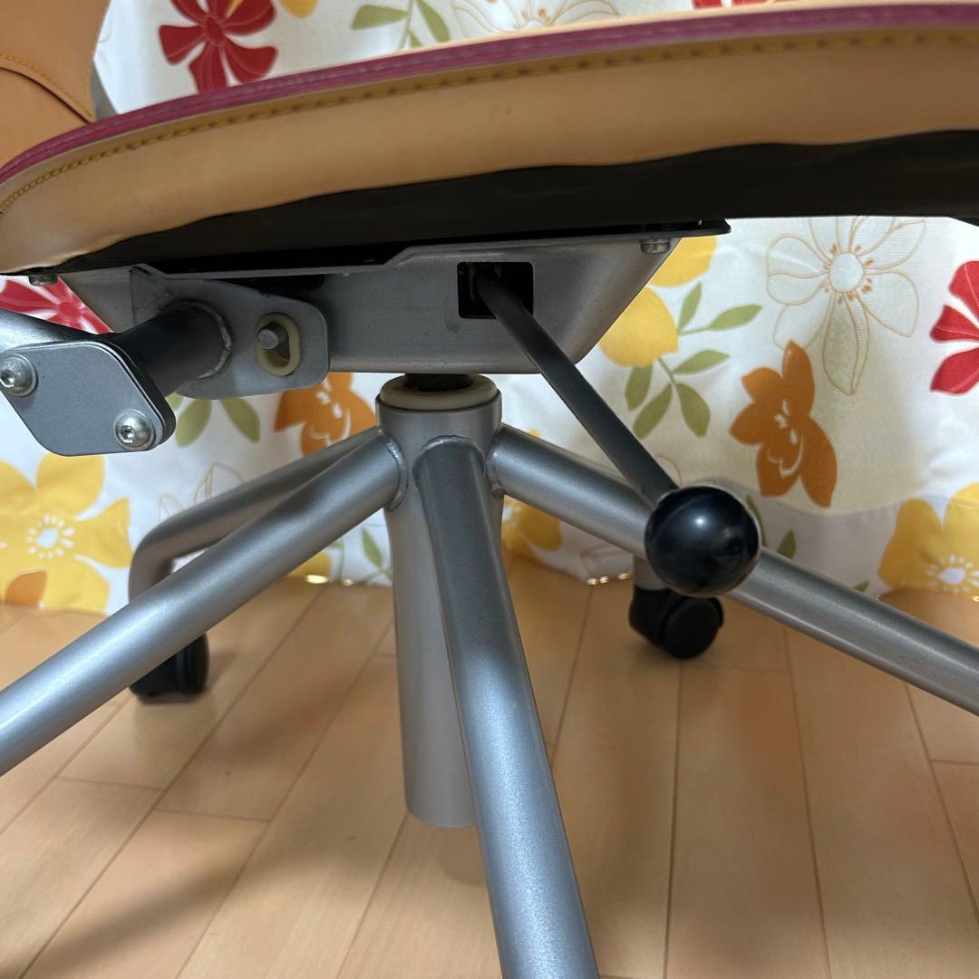 カリモク karimoku 回転式 レザー ヌメ革 デスクチェアXT4310AJ