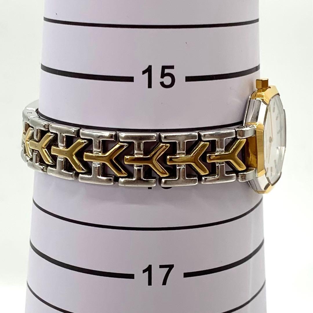 新品電池/稼働✨サンローラン 2200-226313 腕時計 オクタゴン コンビ