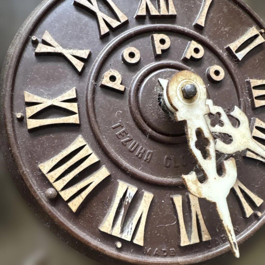 ジャンク　昭和レトロ　手塚時計「ポッポ（POPPO）」 鳩時計