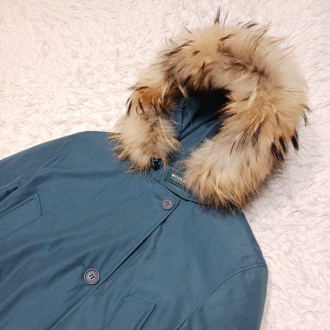 ✨美品✨ウールリッチ　アークティックパーカー　くすみブルー　M