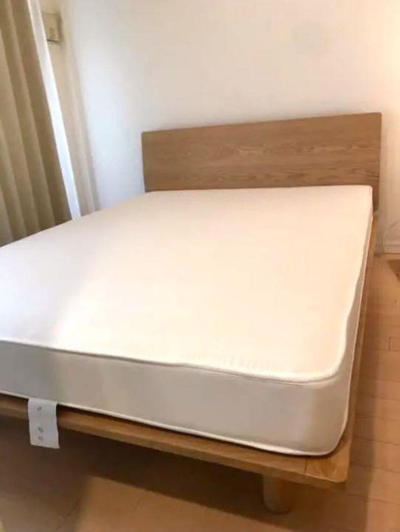 ❮廃盤❯無印良品 ダブルベッドフレーム