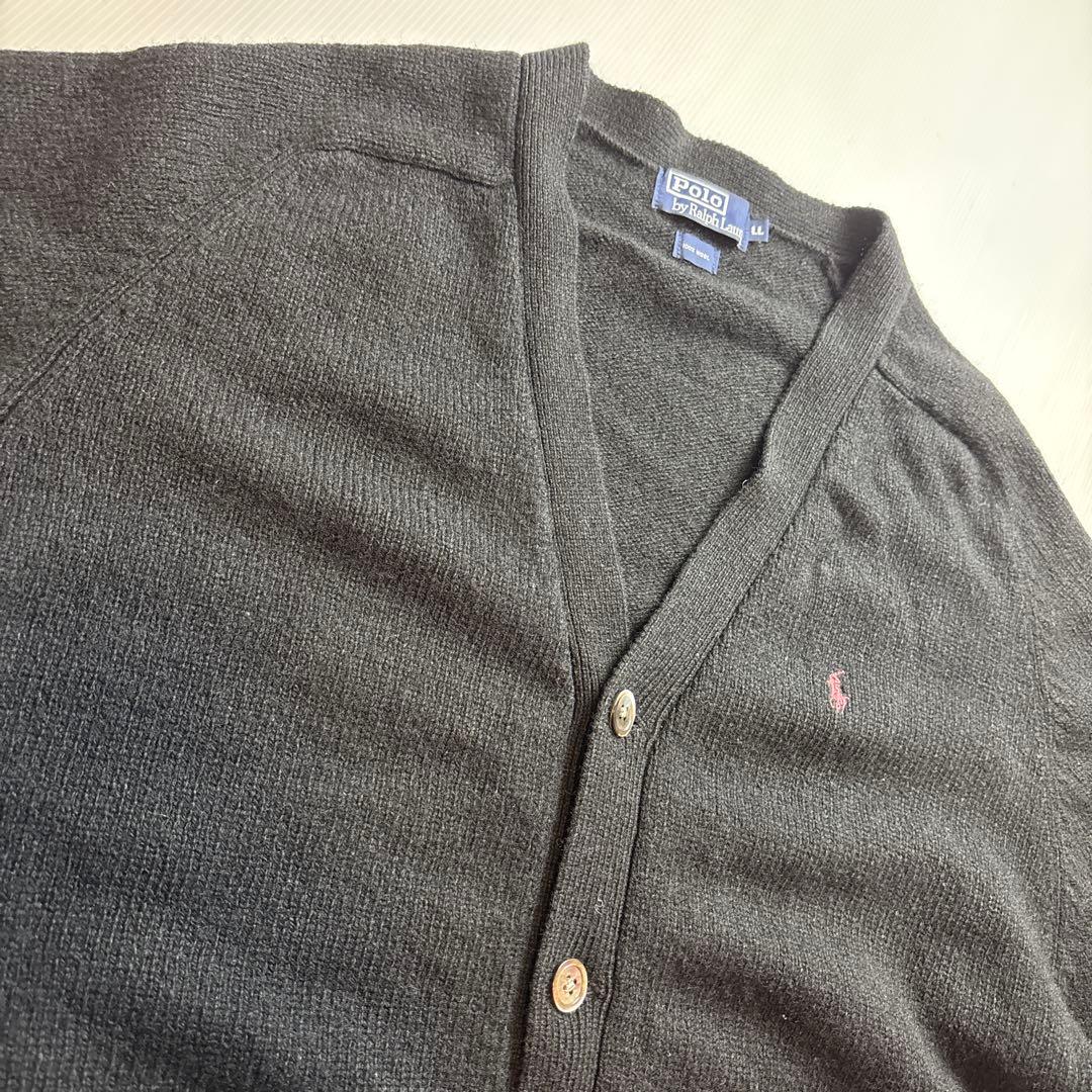 Ralph Lauren ラルフローレン　100%ウールカーディガン