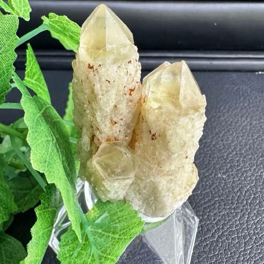 希少❗️オーラ皮膜レインボーシトリンスピリットクォーツ カクタスクォーツA1537