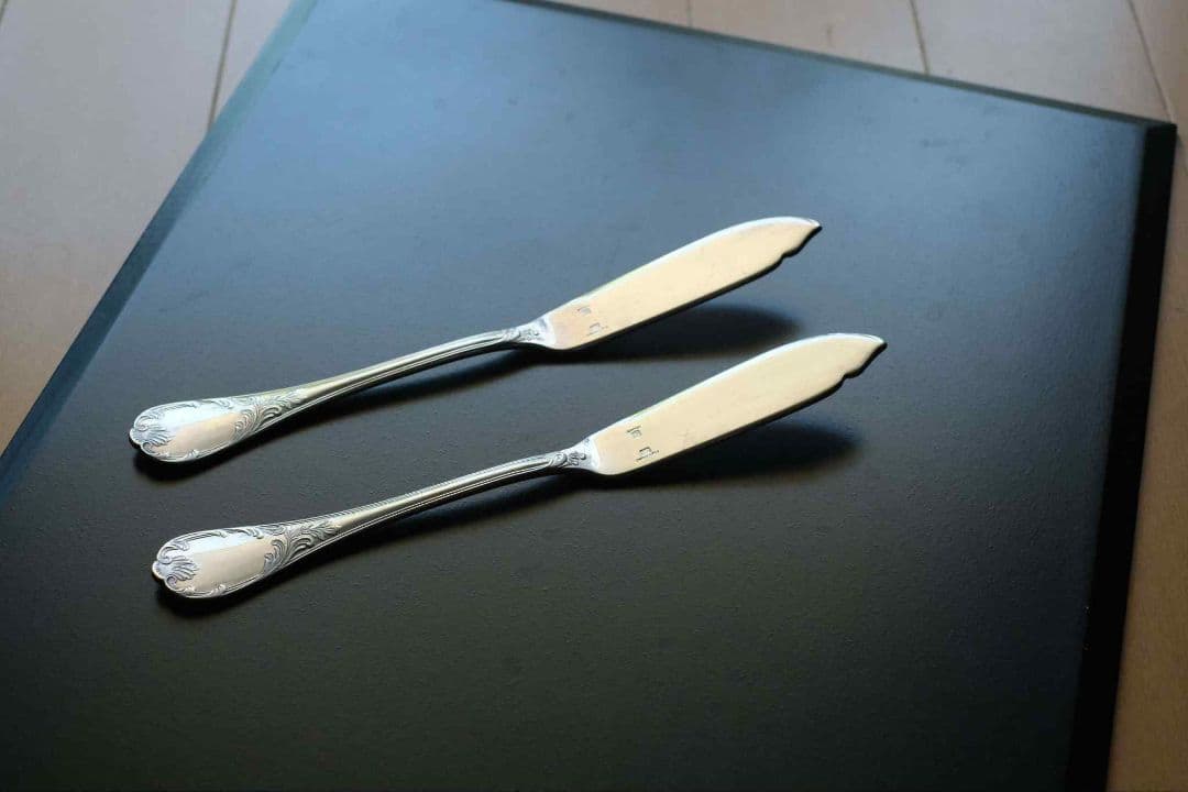 Christofle /クリストフル銀メッキ製フィッシュナイフ2本セット