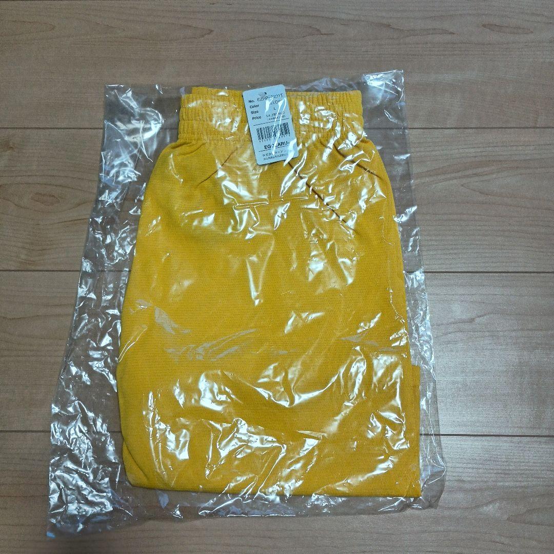 【新品未開封品】エゴザル　バスパン　ロンT　セット　黄色　白　Ｌ　バスケ