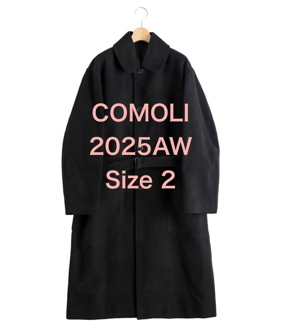 COMOLI 2025AW モールスキンミリタリーコート サイズ2