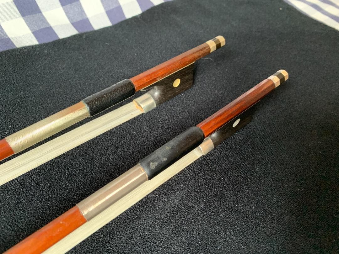 ドイツ製 ４／４サイズ バイオリン弓　Ｌ／Ｗ・ＳＥＩＦＥＲＴ ２本