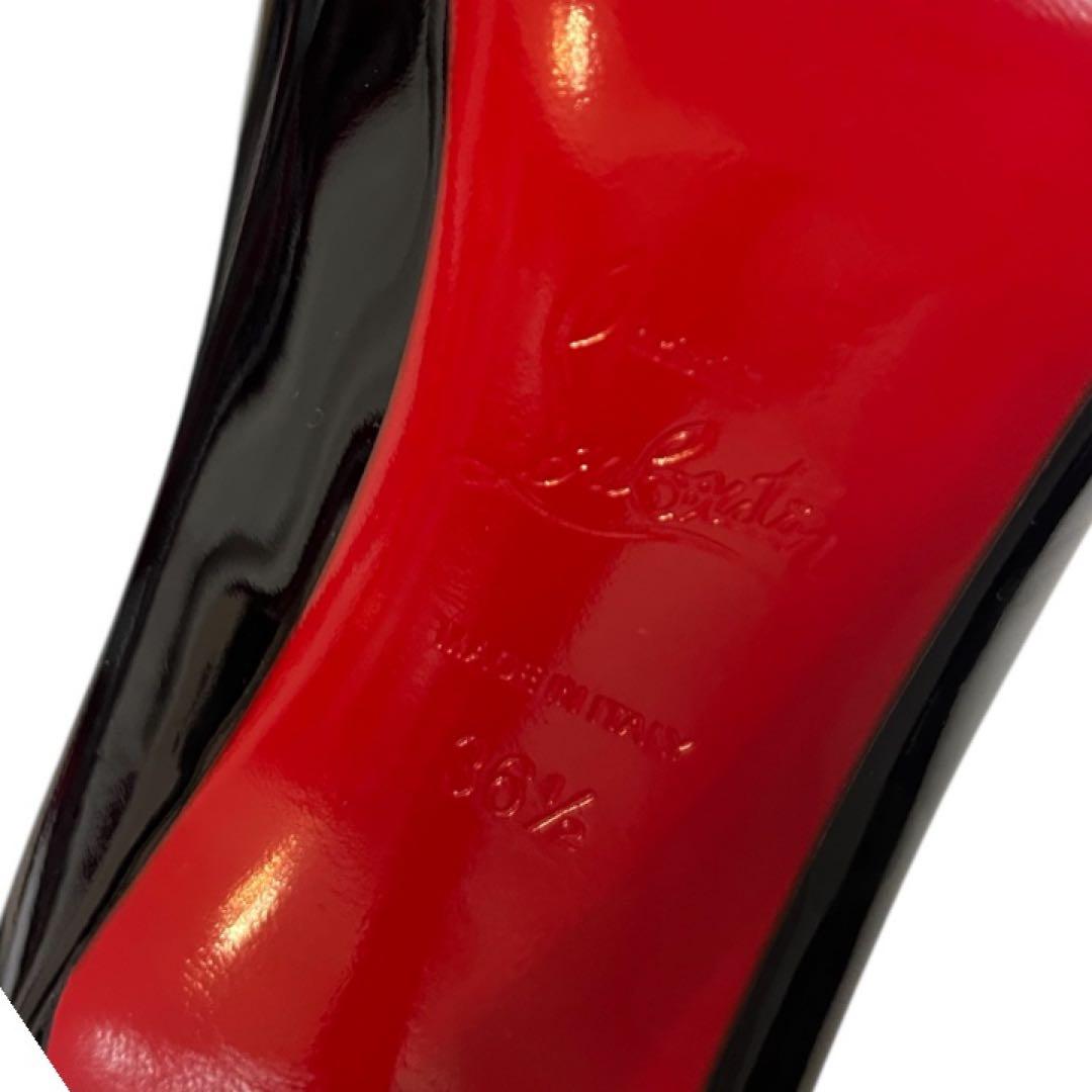 【極美品】クリスチャンルブタン kate10 パテントレザー パンプス 23.5