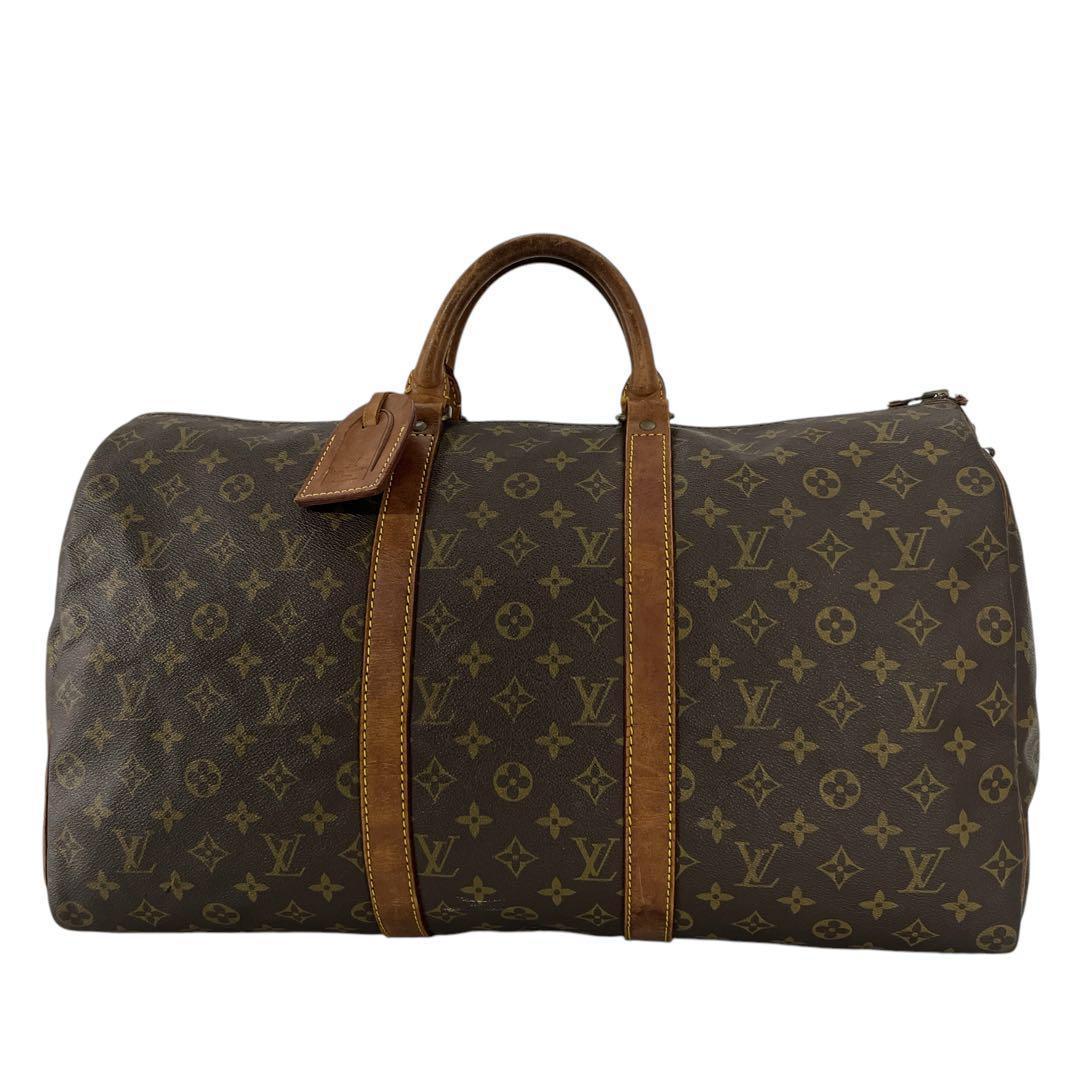 ルイヴィトン　ボストンバッグ　キーポル50 モノグラム　トラベルバッグ　旅行