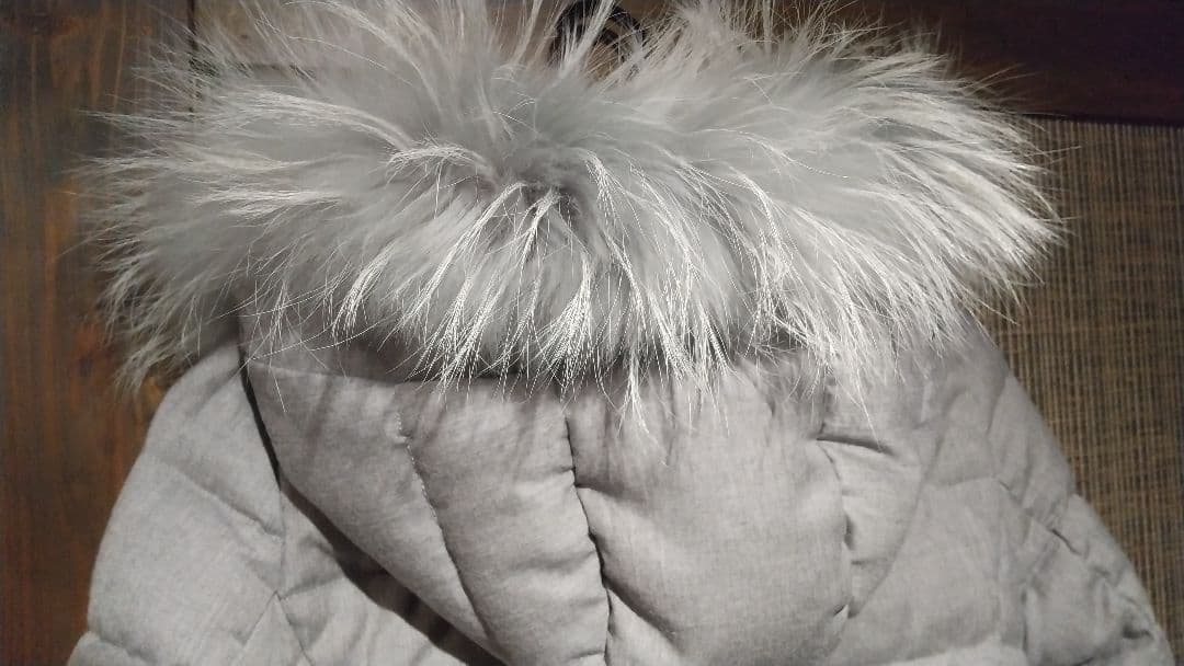 TATRAS 希少カラーグレー&フード付きダウンジャケット