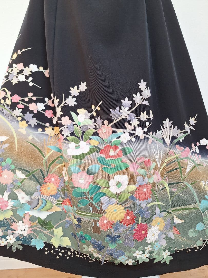 着物リメイクワンピース3684