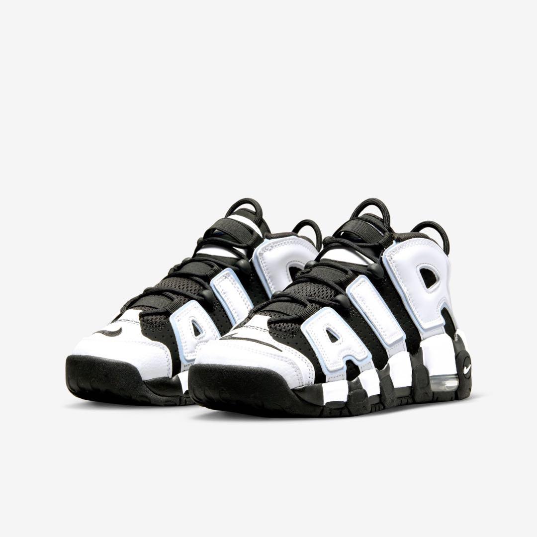 【新品24cm】NIKE｜エア モア アップテンポ GS｜ブラック/ホワイト