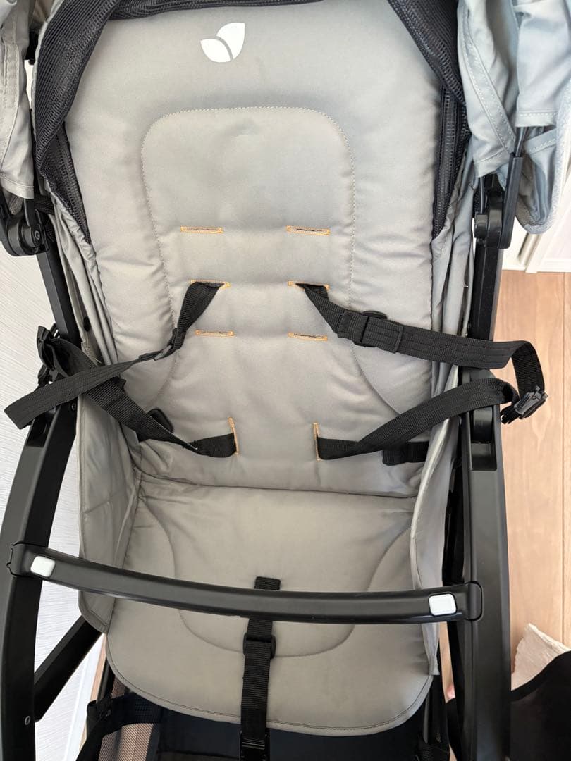 2人乗りベビーカー　年子、双子用　 Joie ダブルベビーカー グレー