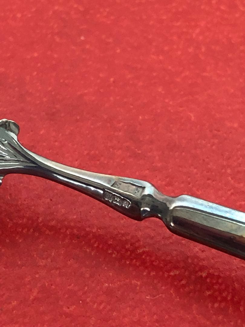 ビンテージ　純銀製　S.J.Rose & Son デミタススプーン　アンティーク