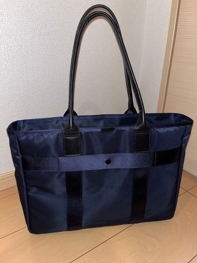 ☆とらさん☆新品同様#ポーター#トートバッグ#ビジネス用#ネイビー