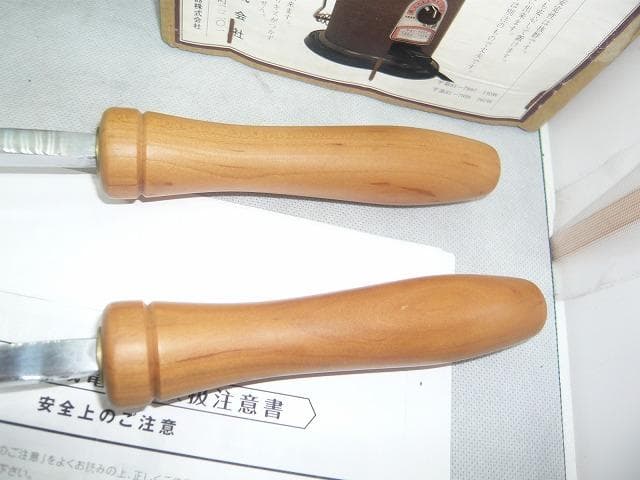 新品完全未使用　 吉井式(タキイ　製)　 電化鏝　和裁コテ　和裁こて　鏝２本付①