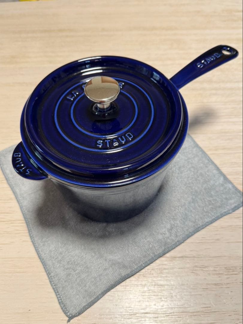 希少‼️‼️ ストウブ staub スープポット 18ブルー　美品‼️