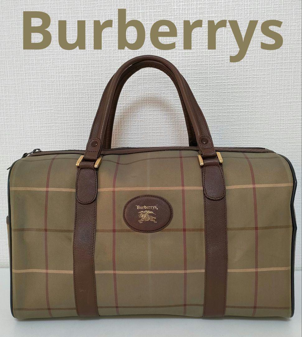 APP18 バーバリーズ ノヴァチェック ボストンバッグ ヴィンテージ
