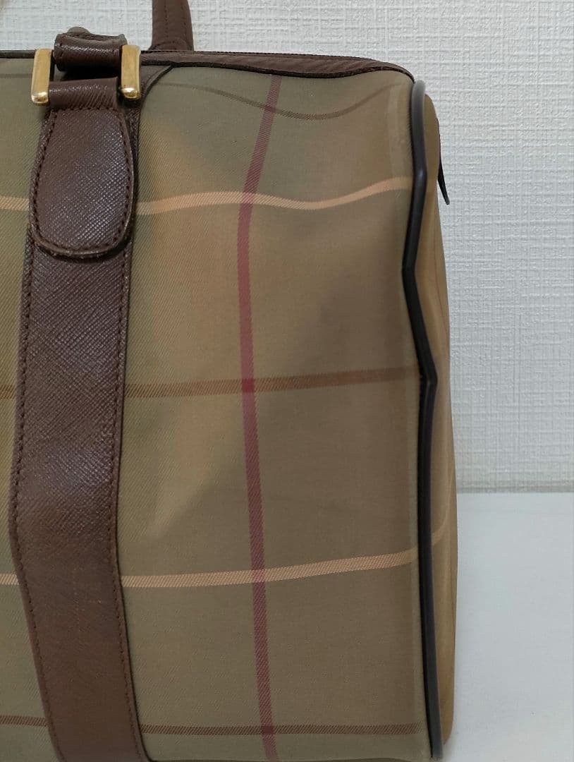 APP18 バーバリーズ ノヴァチェック ボストンバッグ ヴィンテージ