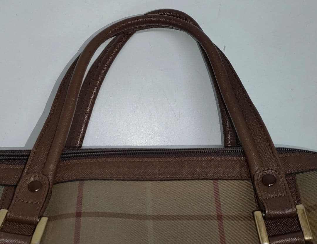 APP18 バーバリーズ ノヴァチェック ボストンバッグ ヴィンテージ
