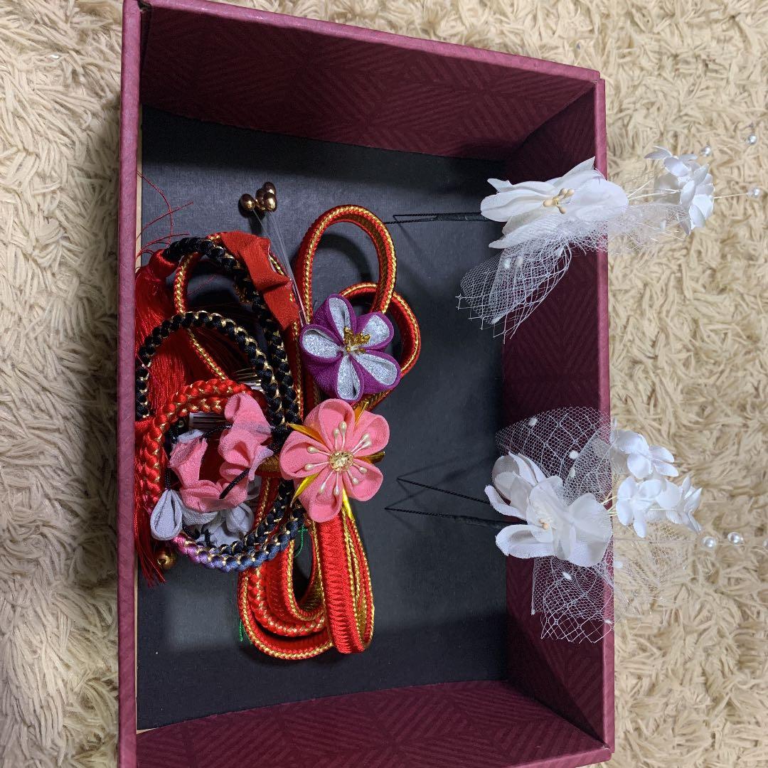 和風　手作り髪飾り　3点セット