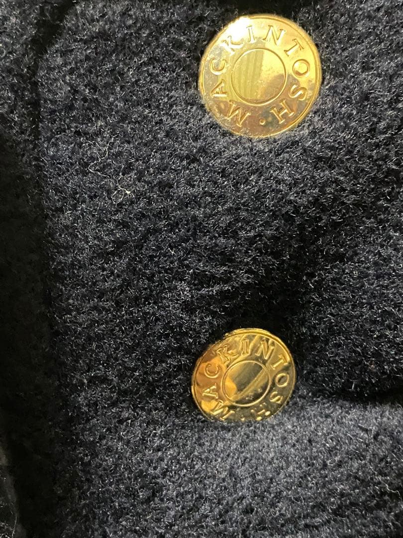 Mackintosh【マッキントッシュ】ダッフルコート　ネイビー　サイズ8