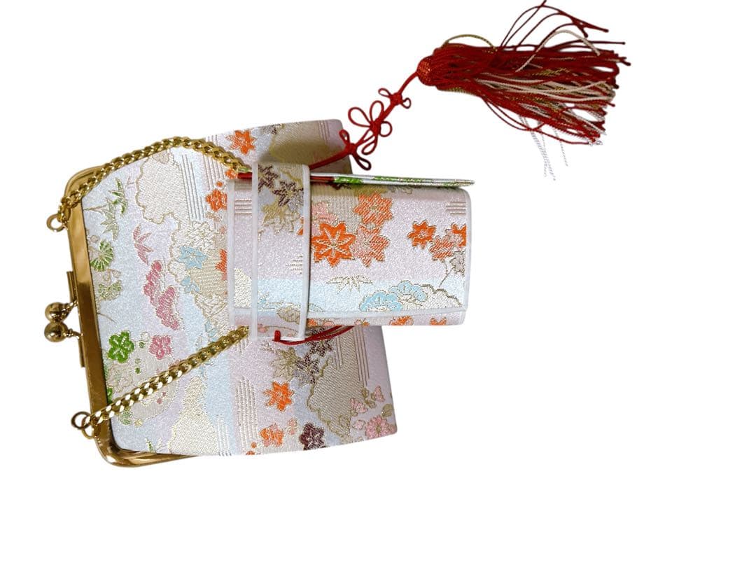 美品!!水色×ピンク♡七五三　7歳　女の子　フルセット一式　パール付帯締め