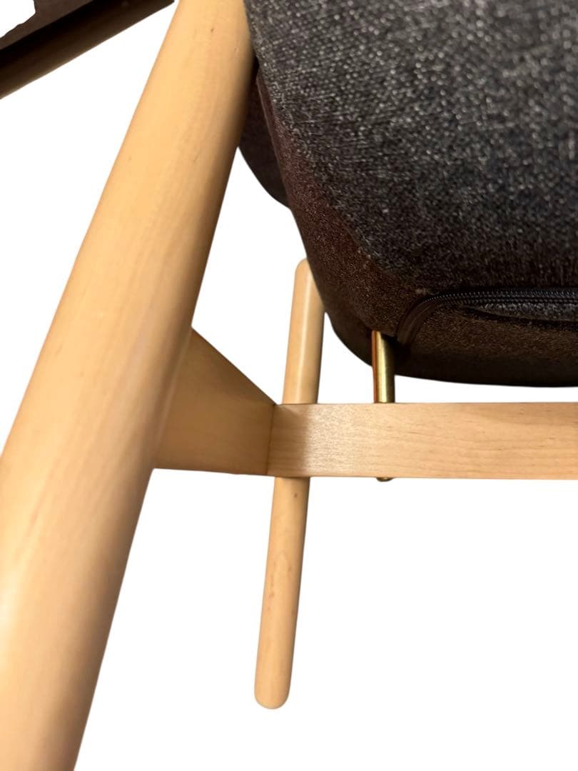 【超美品】IKEA ヴェードボー ダイニングチェア 1人掛け ダークグレー