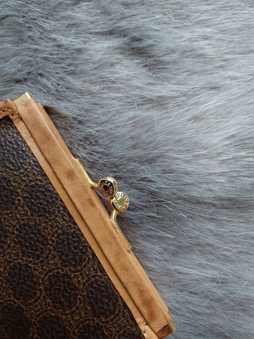 【極美品】【CELINE】 オールドセリーヌ 折り財布 マカダム