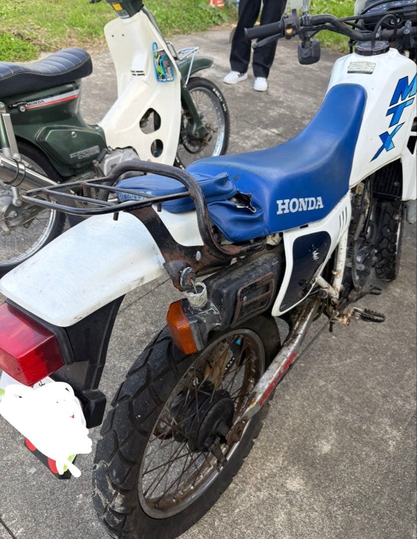 HONDA MTX 50r オフロードバイク ホワイト/ブルー