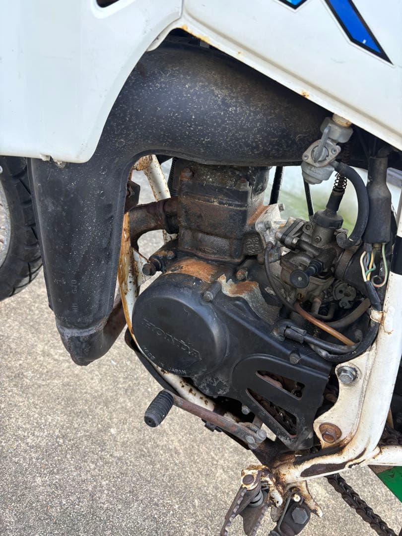 HONDA MTX 50r オフロードバイク ホワイト/ブルー