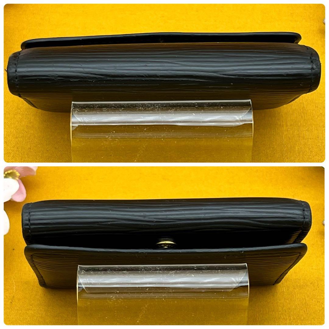 ルイヴィトン　ラドロー　エピ　ミニ財布　ケース　ノワール