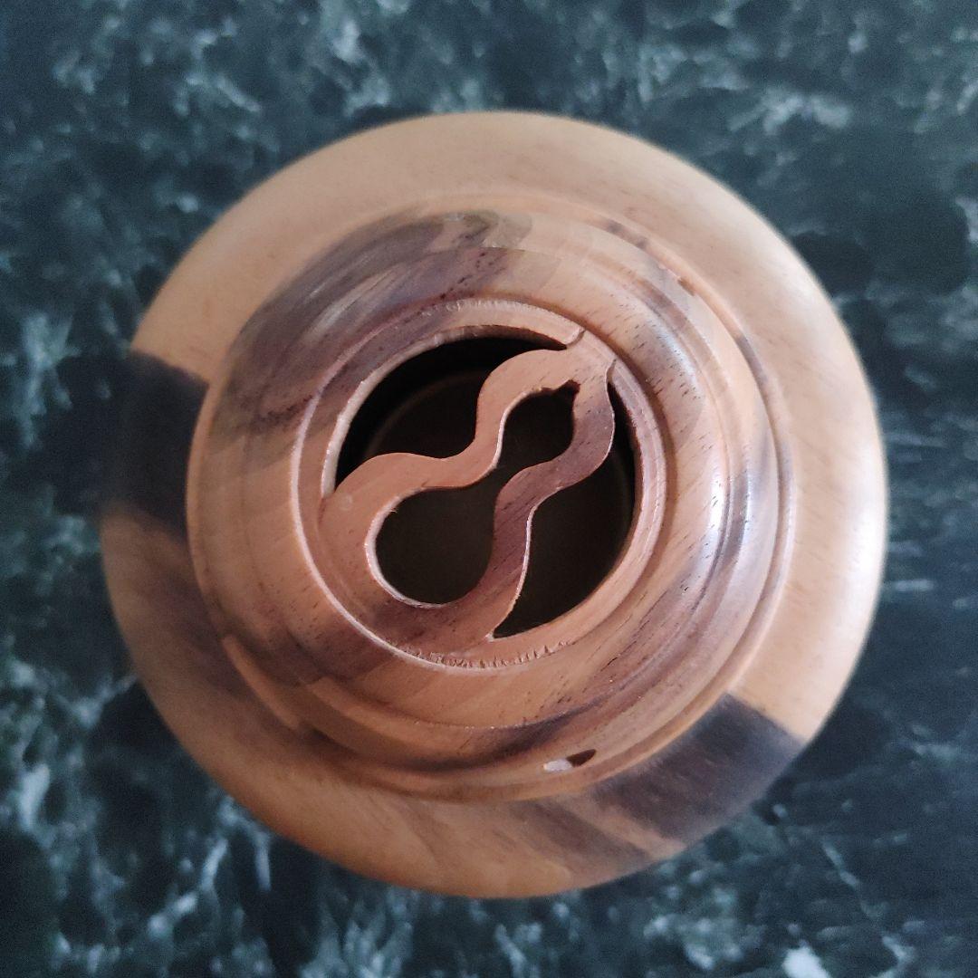 黒柿　香炉　茶道具