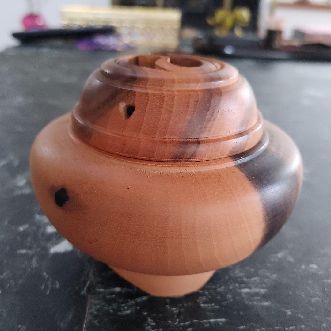 黒柿　香炉　茶道具