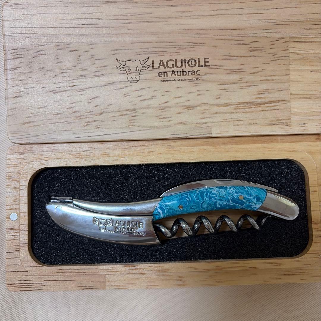 LAGUIOLE コルクスクリュー 青ハンドル