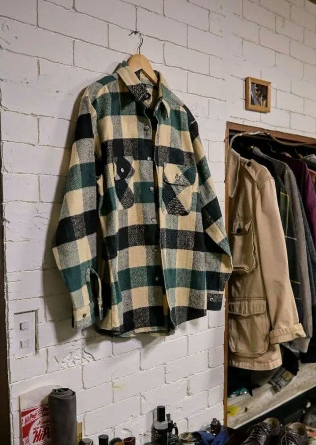 トップス Levi's ALASKA USA Made Turquoise Black !