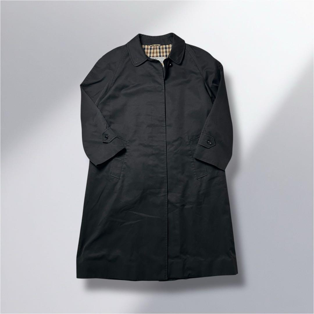 70~80's'AquascutumステンカラーコートMイギリス製vintage