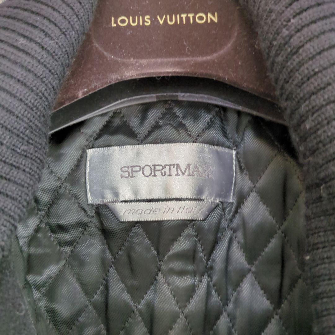 SPORTMAX 黒 ロングコート Made in Italy