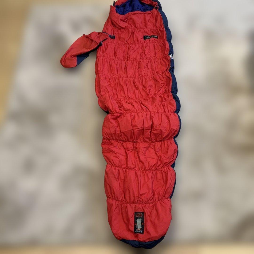【美品】mont-bell モンベル burrow bag #5寝袋