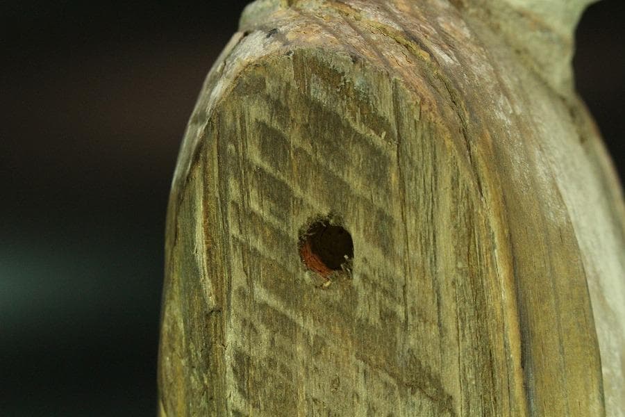 仏教美術 木彫 十一面観音 古 仏像 時代物(K-YC395)