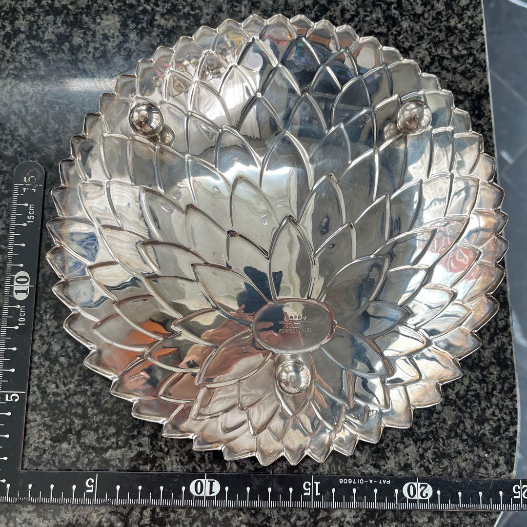 ティファニー　純銀　銀器花びら