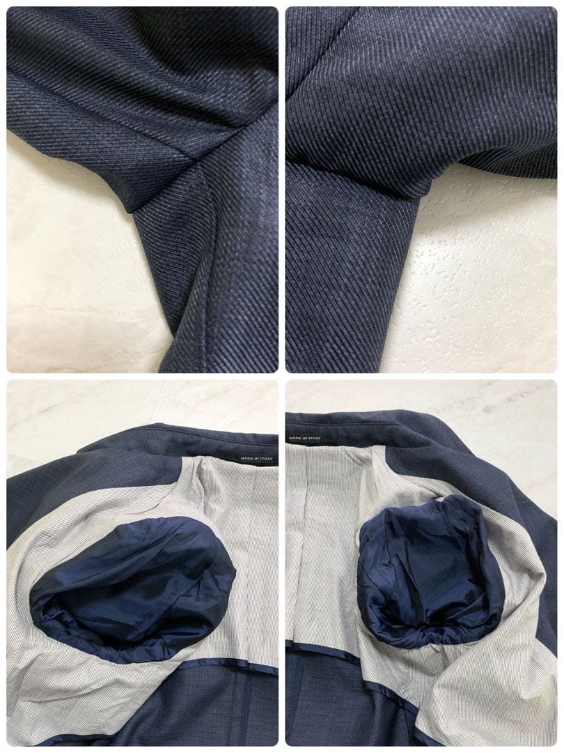 【極美品】 TAGLIATORE トレンチコート ROLF ネイビー 42R