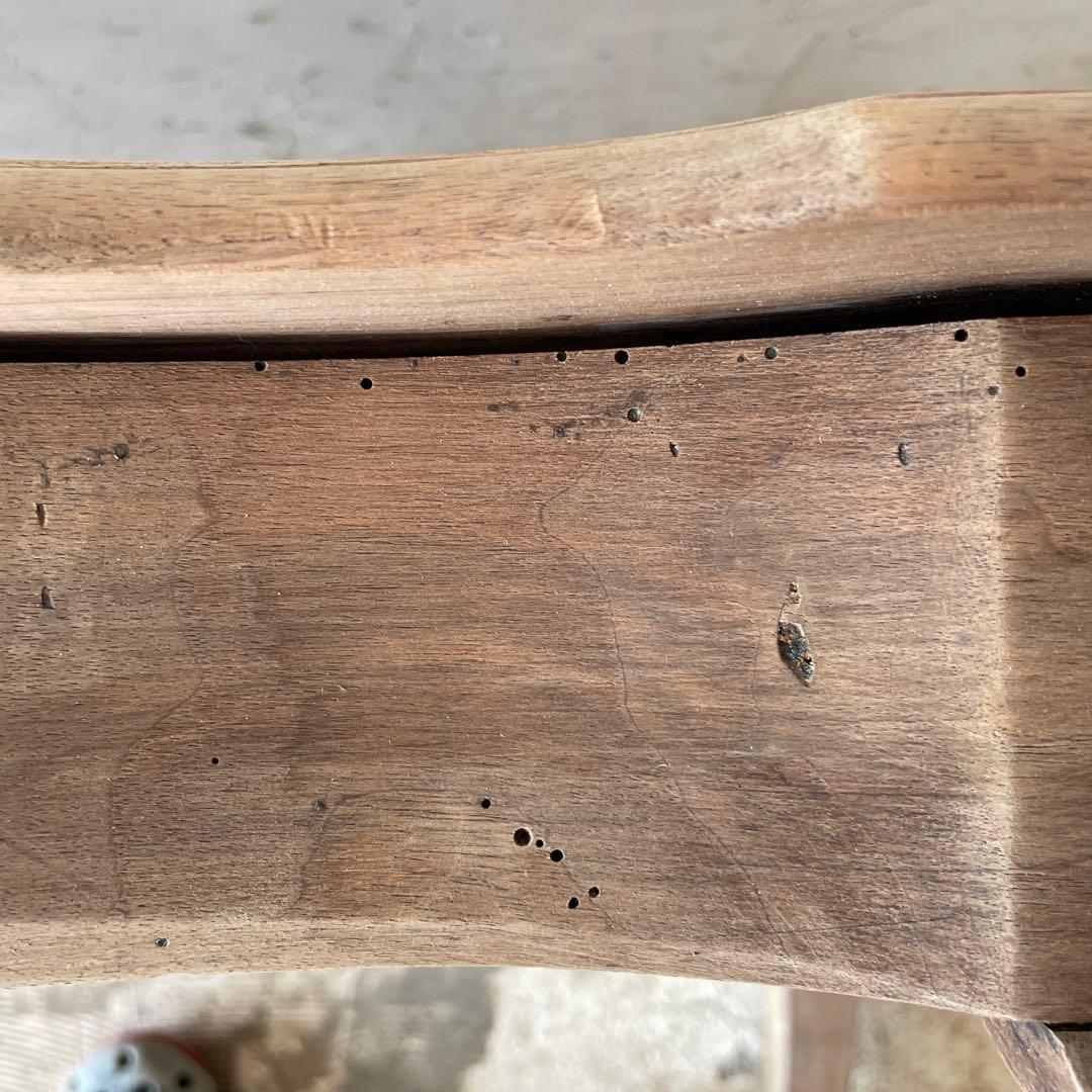 ヴィンテージ　サイドテーブル　デスク　飾り台 作業台　剥離