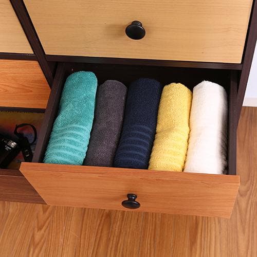 〇2種セット ウッドグラデーション　キャビネット引き出し4杯付ｘ１+チェストｘ１