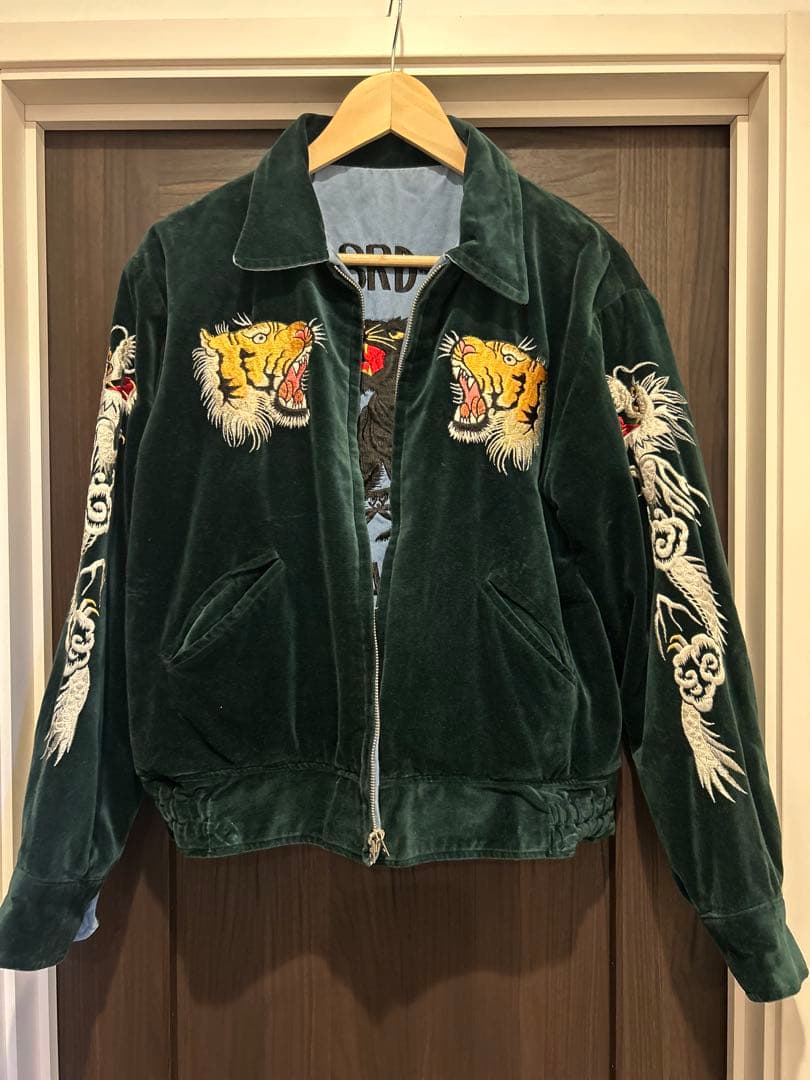 レア品　テーラ―東洋 TT10798 別珍 リバーシブル 襟付　スカジャン