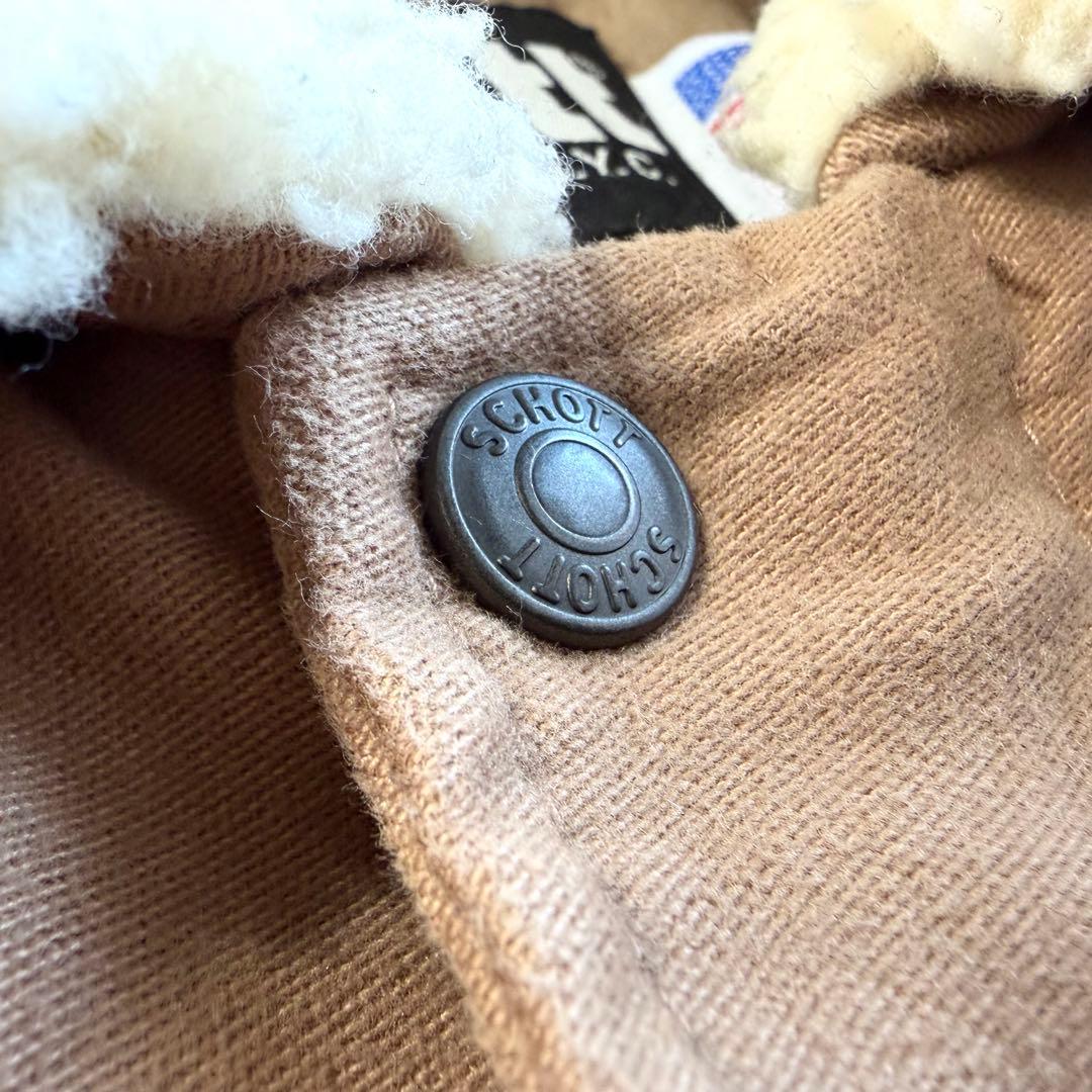 【schott】Moleskin bomber jacket