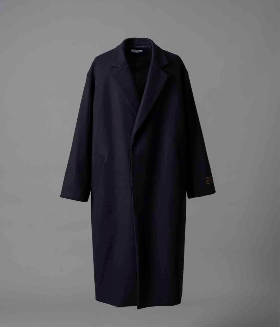 メゾンスペシャル　Super170s プライムオーバーメルトンチェスターコート