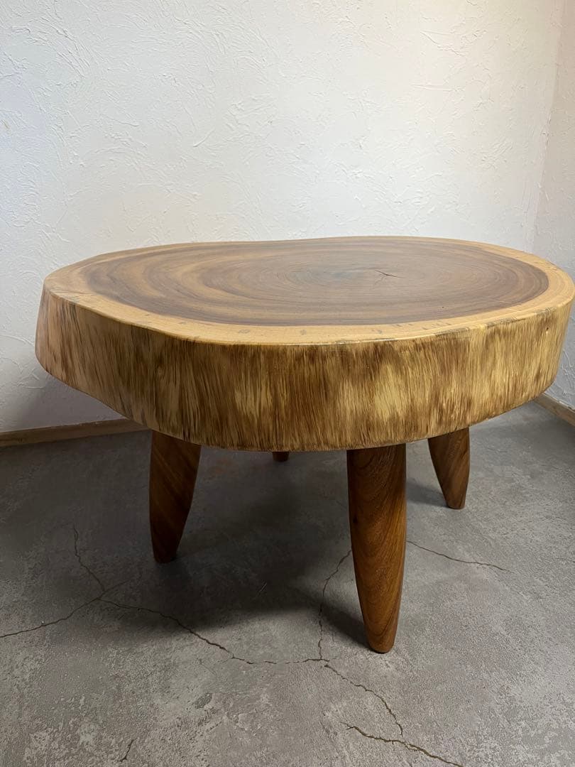 木製　テーブル　無垢　丸太輪切